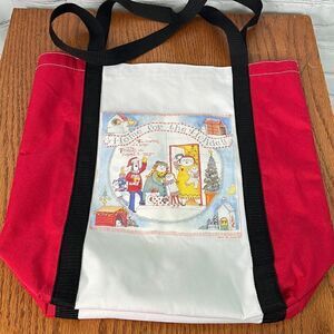 Gooseberry Patch Book Bag shopping Bag Home for the Holidays theme